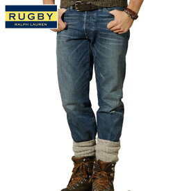 50%OFFクーポンセール 【利用期間 6/4 20:00～6/11 1:59】 ラルフローレン ラグビー ジーンズ メンズ 正規品 RUGBY RALPH LAUREN ストレートジーンズ ジーパン D15S25 父の日 プレゼント ラッピング