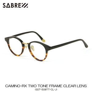 �Z�C�o�[ SABRE ���K�̔��X �T���O���X �߂��� EL CAMINO-RX TWO TONE FRAME CLEAR LENS SS7-508TT-CL-J �o�����^�C�� �v���[���g ���b�s���O