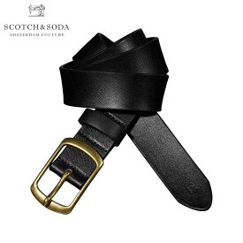 スコッチアンドソーダ SCOTCH＆SODA 正規販売店 ベルト Classic belt in leather quality 101841 08 D00S20