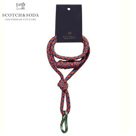 スコッチアンドソーダ SCOTCH＆SODA 正規販売店 キーホルダー Key chain rope with carabiner clip 101860 17 D00S20