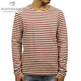 スコッチアンドソーダ ロンT メンズ 正規販売店 SCOTCH＆SODA 長袖Tシャツ BRETON STRIPED T-SHIRT 134312 17 COMBO A D00S15