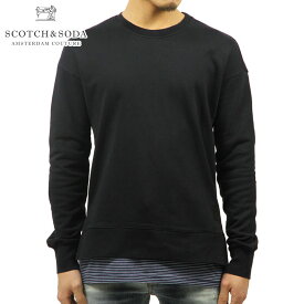 スコッチアンドソーダ スウェット メンズ 正規販売店 SCOTCH＆SODA トレーナー FAKE DOUBLE LAYE CREWNECK SWEAT 136394 0218 COMBO B