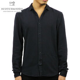 スコッチアンドソーダ シャツ メンズ 正規販売店 SCOTCH＆SODA 長袖シャツ WORKED OUT SLIM FIT SHIRT DC 137704 18 41410 COMBO B