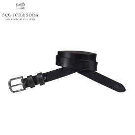 スコッチアンドソーダ SCOTCH＆SODA 正規販売店 メンズ ベルト SLIM VINTAGE LEATHER BELT 139947 0005 49300 ANTRA