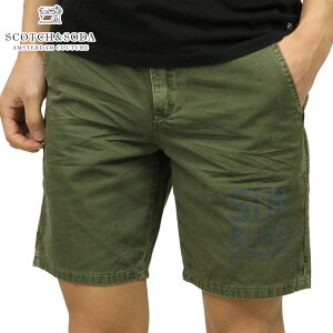 �X�R�b�`�A���h�\�[�_ �V���[�g�p���c �����Y ���K�̔��X SCOTCH��SODA �n�[�t�p���c �{�g���X CANVAS CHINO SHORT WITH CONTRAST INSIDE 142428 0360 52523 MILITAR