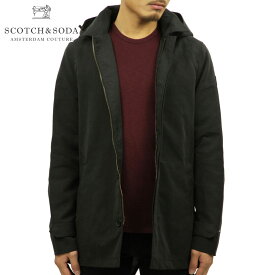 スコッチアンドソーダ アウター メンズ 正規販売店 SCOTCH＆SODA ジャケット トレンチコート CLASSIC PARKA JACKET 145192 0008 61106 BLACK