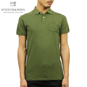 �X�R�b�`�A���h�\�[�_ �|���V���c ���K�̔��X SCOTCH��SODA �����|���V���c AMS BLAUW GARMENT DYE POLO D 147897 0J MILITARY
