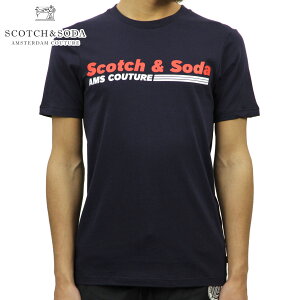 �X�R�b�`�A���h�\�[�_ SCOTCH��SODA ���K�̔��X �����Y �N���[�l�b�N �������ST�V���c SPORTY LOGO ARTWORK CREWNECK TEE 149030 0002 NIGHT