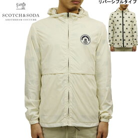 スコッチアンドソーダ ジャケット メンズ 正規販売店 SCOTCH＆SODA アウター ナイロンジャケット リバーシブル REVERSIBLE JACKET ECRU 150446 81803 30 D