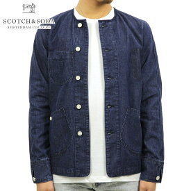 スコッチアンドソーダ ジャケット メンズ 正規販売店 SCOTCH＆SODA アウター ジージャン MATCHY TAILORED WORKWEAR JACKET INDIGO 151080 81811 76 D