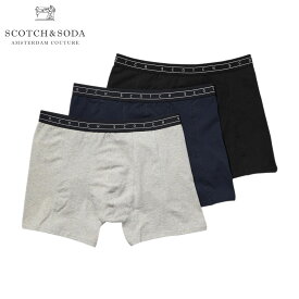 スコッチアンドソーダ ボクサーパンツ メンズ 正規販売店 SCOTCH＆SODA 下着 3枚組 BASIC NOS - UNDERWEAR BOXER SHORT 3 PACK COMBO A 151033 89901 0217 COMBO A