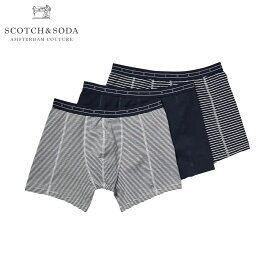 スコッチアンドソーダ ボクサーパンツ メンズ 正規販売店 SCOTCH＆SODA 下着 3枚組 BASIC NOS - UNDERWEAR BOXER SHORT 3 PACK COMBO X 151033 89901 0603 COMBO X