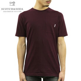 スコッチアンドソーダ Tシャツ 正規販売店 SCOTCH＆SODA クルーネック ポケット 半袖Tシャツ AMS BLAUW CLASSIC POCKET TEE 153621