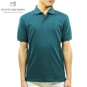 �X�R�b�`�A���h�\�[�_ �|���V���c ���K�̔��X SCOTCH��SODA �����|���V���c CLASSIC COTTON PIQUE POLO 155452 3504 14501 56 DEEP SEA GREEN