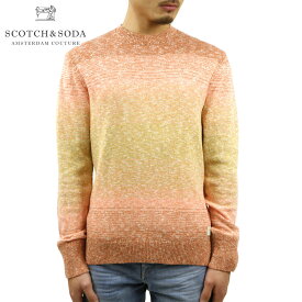 スコッチアンドソーダ セーター メンズ 正規販売店 SCOTCH＆SODA クルーネックコットンセーター RECYCLED COTTON BLEND CREWNECK MELANGE KNIT SWEATER 16