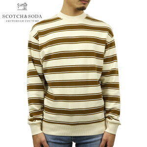 �X�R�b�`�A���h�\�[�_ �X�E�F�b�g �����Y ���K�̔��X SCOTCH��SODA �{�[�_�[�� �g���[�i�[ STRIPED CREWNECK FELPA SWEAT D COMBO A 162341 0217 43807 39