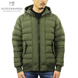 スコッチアンドソーダ アウター メンズ 正規販売店 SCOTCH＆SODA ダウンジャケット WATER-REPELLENT SHORT PUFFER JACKET JUNGLE 166467 0555 41811 56