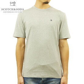 スコッチアンドソーダ Tシャツ メンズ 正規販売店 SCOTCH＆SODA 半袖Tシャツ クルーネック コットン BASIC ORGANIC COTTON CREW NECK TEE T-SHIRT 165319