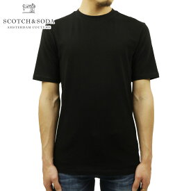 スコッチアンドソーダ Tシャツ メンズ 正規販売店 SCOTCH＆SODA クルーネック 無地 半袖Tシャツ シンプル BASIC ORGANIC COTTON ELASTANE CREW NECK TEE T-SHIRT 166920