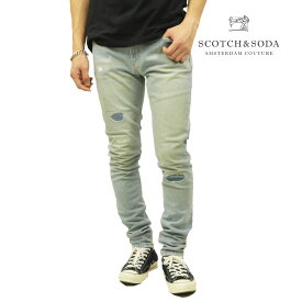 スコッチアンドソーダ ジーンズ メンズ 正規販売店 SCOTCH&SODA ボトムス デニム ジーパン SKIM SKINNY FIT DENIM JEANS BLAUW MOONS D 167163 4968 65505 64