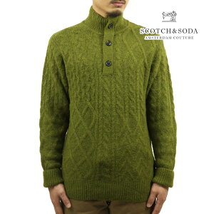 XRb`Ah\[_ Y Z[^[ K̔X SCOTCHSODA E[ P[ujbg nClbN LIGHTWEIGHT CABLE KNIT HIGH-NECK PULLOVER 163997 4483 CLEAN GREEN MELANGE NX}X v[g bsO