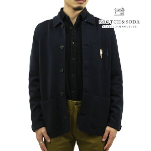 �X�R�b�`�A���h�\�[�_ �����Y ���[�N�W���P�b�g ���K�̔��X SCOTCH��SODA �A�E�^�[ �W���P�b�g WOOL-BLEND KNITTED WORKER JACKET 173060 0002 85803 08 NIGHT