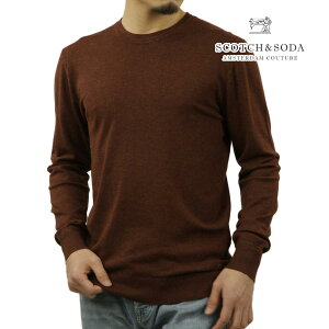 �X�R�b�`�A���h�\�[�_ �����Y �Z�[�^�[ ���K�̔��X SCOTCH��SODA �N���[�l�b�N �j�b�g CLASSIC MELANGE SWEATER 164560 0840 RUST MELANGE