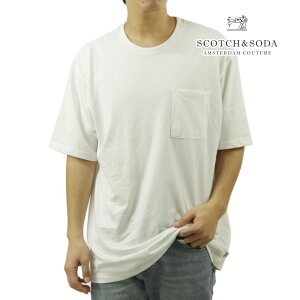 �X�R�b�`�A���h�\�[�_ �����Y ����T�V���c ���K�̔��X SCOTCH��SODA �N���[�l�b�N �|�PT CORE 3 CROSSES ESSENTIALS LOOSE FIT FRONT POCKET T-SHIRT WHITE 179193 100 54405 34405 00