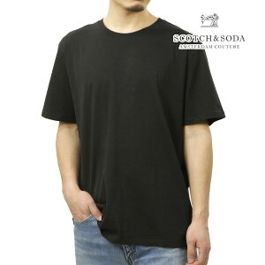 �X�R�b�`�A���h�\�[�_ �����Y ����T�V���c ���K�̔��X SCOTCH&SODA �N���[�l�b�N �V���v�� ���S CORE ESSENTIALS LOGO SHORT SLEEVE T-SHIRT BLACK 179191 001 0008 54403 34403 08