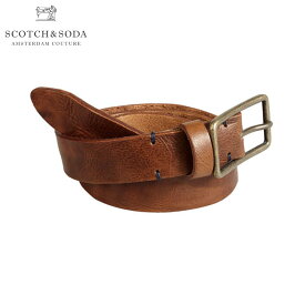 スコッチアンドソーダ SCOTCH＆SODA 正規販売店 メンズ ベルト Premium Italian leather belt 76305 B D15S25