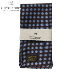 スコッチアンドソーダ ストール メンズ 正規販売店 SCOTCH＆SODA SATIN WEAVE ALLOVER PRINTED POCKE