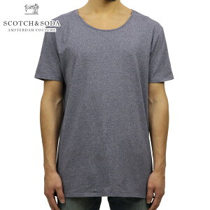 �X�R�b�`�A���h�\�[�_ T�V���c ���K�̔��X SCOTCH��SODA ����T�V���c Classic high crewneck tee in cotton/elastane quality 130840 48 D00S15
