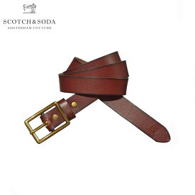 スコッチアンドソーダ SCOTCH＆SODA 正規販売店 メンズ ベルト Chic dress belt. Sold in a box 130971 70 D00S15