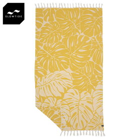 スロウタイド SLOWTIDE 正規販売店 タオル ビーチタオル TAROVINE FRINGE BEACH BATH TURKISH TOWEL ST200 MUSTARD