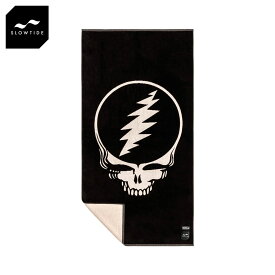 スロウタイド タオル 正規販売店 SLOWTIDE タオル ビーチタオル GRATEFUL DEAD SHRED BEACH BATH TOWEL ST410 BLACK