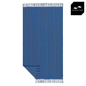 �X���E�^�C�h �^�I�� ���K�̔��X SLOWTIDE �r�[�`�^�I�� �o�X�^�I�� �t�����W�t�� KOKO FRINGE BEACH BATH TURKISH TOWEL ST589 NAVY �z���C�g�f�[ �v���[���g ���b�s���O
