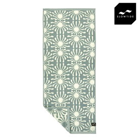スロウタイド メンズ レディース ハンドタオル 正規販売店 SLOWTIDE フェイスタオル UP AT DAWN HAND TOWEL ST1106 SAGE
