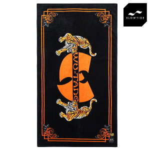 �X���E�^�C�h �����Y ���f�B�[�X �r�[�`�^�I�� ���K�̔��X SLOWTIDE �o�X�^�I�� WU-TANG CLAN TIGER STYLE BEACH TOWEL ST930 BLACK �z���C�g�f�[ �v���[���g ���b�s���O