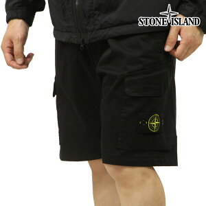 �X�g�[���A�C�����h �����Y �V���[�g�p���c ���K�i STONE ISLAND �n�[�t�p���c �{�g���X STONE ISLAND STRETCH COTTON REGULAR-FIT CARGO BERMUDA SHORT PANTS K1S15 L100L03 S0012 V0029 BLACK
