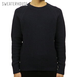 �Z�[�^�[�n�E�X SWEATER HOUSE ���K�̔��X �����Y �N���[�l�b�N�Z�[�^�[ CREW NECK KNIT SWEATER 1KN1478 6008 105 NAVY MELANGE
