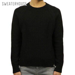 �y�|�C���g10�{ 5/23 20:00�`5/27 1:59�z �Z�[�^�[�n�E�X SWEATER HOUSE ���K�̔��X �����Y �N���[�l�b�N�Z�[�^�[ CREW NECK KNIT SWEATER 1KN1478 6008 107 BLACK MELANGE