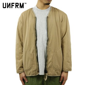 ユニフォーム アウトドア スタンダード アウター メンズ 正規販売店 UNFRM OUTDOOR STANDARD リバーシブル ノーカラージャケット PEACH WEATHER REVERSIBLE LINER TYPE JACKET 1A-8143-BE1 BEIGE