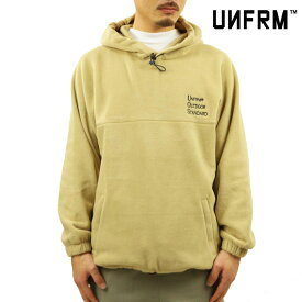 ユニフォーム アウトドア スタンダード パーカー メンズ 正規販売店 UNFRM OUTDOOR STANDARD フリース プルオーバーパーカー UNFRM OUTDOOR STANDARD EMBROIDERY FLEECE PULLOVER PARKA AW-0896-BE BEIGE