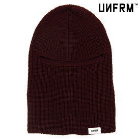 10%OFFセール 【販売期間 3/3 20:00〜3/11 1:59】 ユニフォーム アウトドア スタンダード メンズ レディース ニット帽 正規販売店 UNFRM OUTDOOR STANDARD バラクラバ 目出し帽 ニットキャップ 帽子 2WAY BALACLAVA WATCH CAP AW-0863 ホワイトデー プレゼント ラッピング