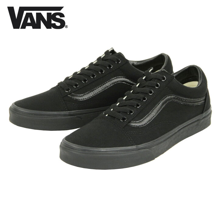 楽天市場 バンズ スニーカー メンズ レディース 正規販売店 Vans オールドスクール Vans Old Skool Black Black Vn000d3hbka ブランド品セレクトショップ Mixon