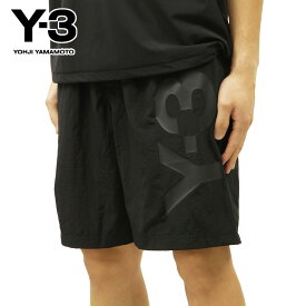 ワイスリー ボトムス メンズ 正規品 Y-3 ナイロンパンツ スイムパンツ M CLASSIC LOGO SWIM SHORTS - MID LENGTH HG8615 BLACK 父の日 プレゼント ラッピング