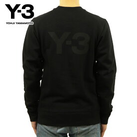 ワイスリー スウェット メンズ 正規販売店 Y-3 トップス クルーネック 長袖 トレーナー ロゴ M CLASSIC BACK LOGO CREW SWEATSHIRT FN3371 BLACK