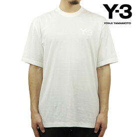 ワイスリー メンズ 半袖Tシャツ 正規品 Y-3 クルーネック ショートスリーブ ロゴ シンプル M CLASSIC CHEST LOGO SHORT SLEEVE TEE FN3359 CORE WHITE