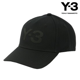 【ポイント10倍 12/13 10:00〜12/15 23:59】 ワイスリー メンズ レディース キャップ 正規品 Y-3 ロゴ コットン 帽子 Y-3 LOGO CAP JP1143 BLACK
