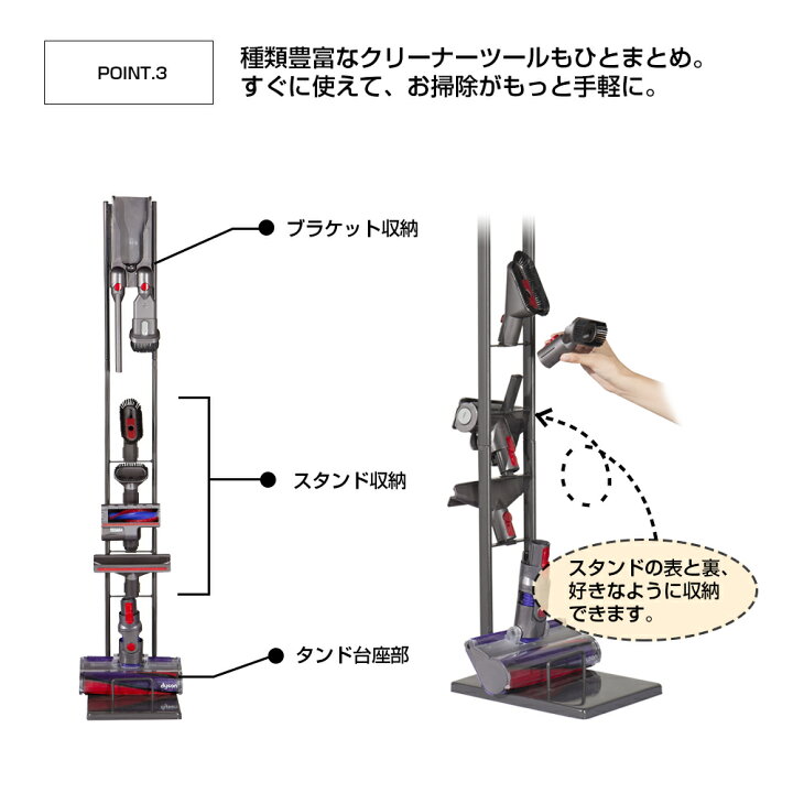 楽天市場】【安心の一年間保証】ダイソン スタンド SV18 V15 V12 V11 